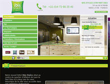 Tablet Screenshot of ibis-styles-lyon.com